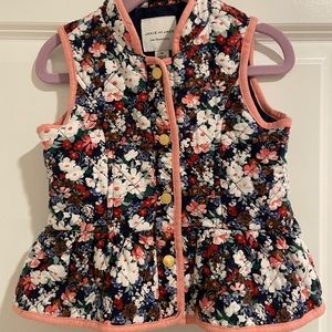 Janie and Jack Floral Vest 2T